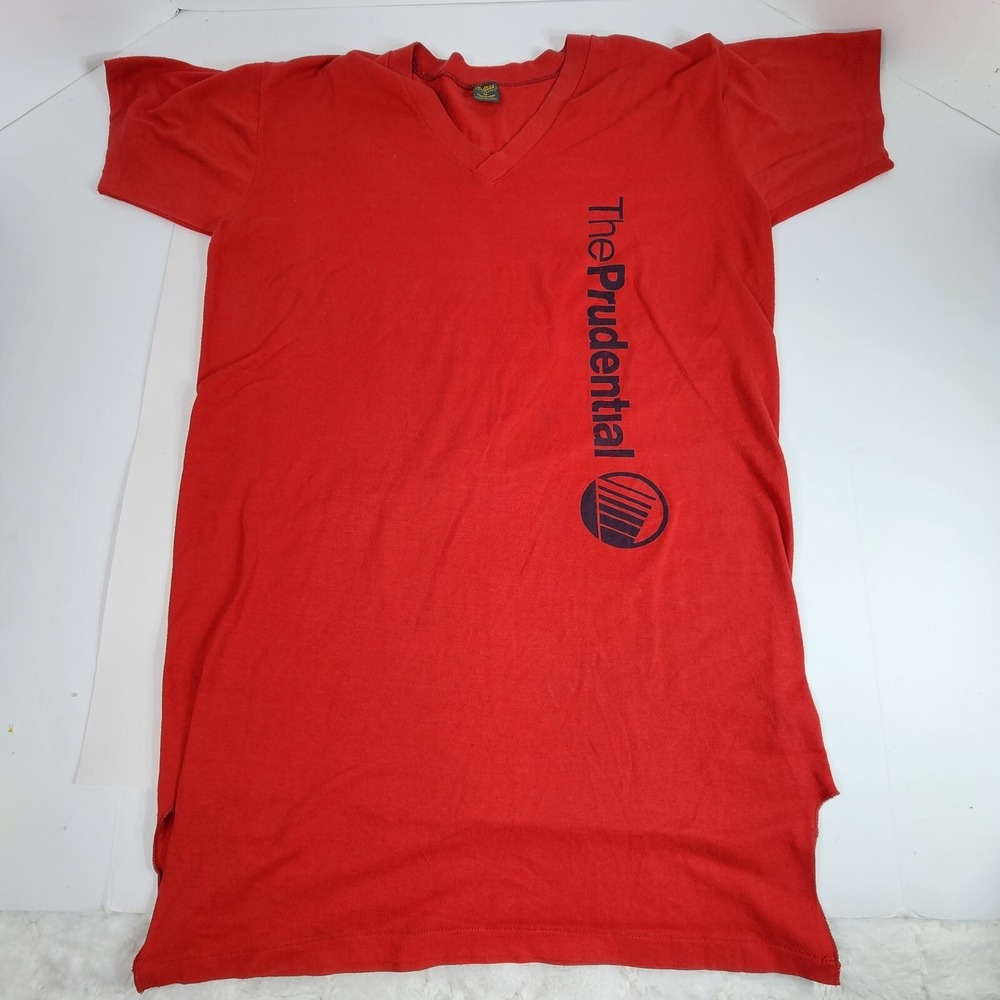VTG 70s 80s Jerzees by Russell The Prudential Graphic Short Sleeve T-Shirt Sz XL